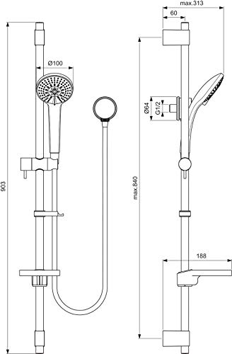 ideal-standard-idealrain-b2327aa-duschgarnitur-chrom image 6