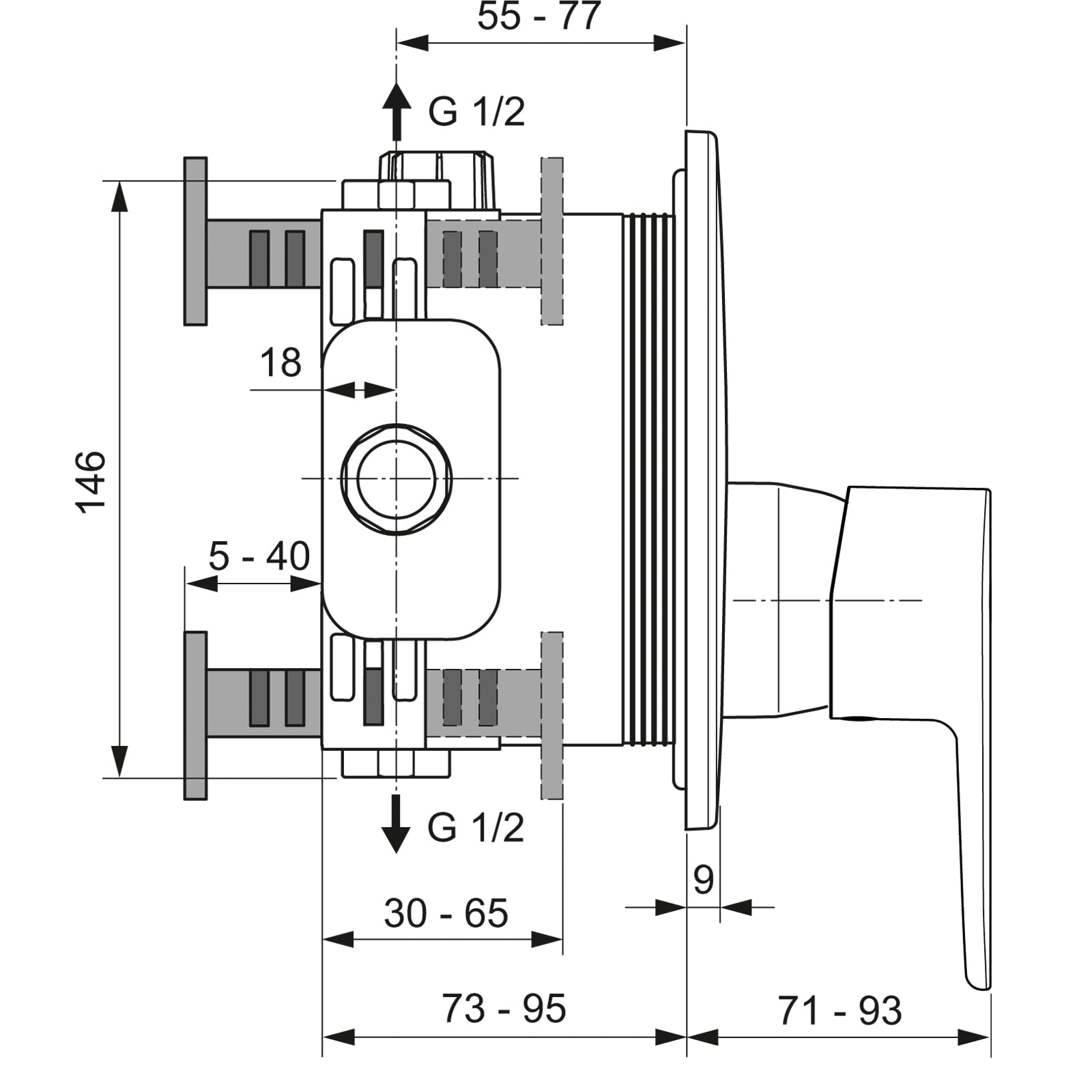ideal-standard-a7349aa-cerafine-o-brausearmatur-unterputz image 7