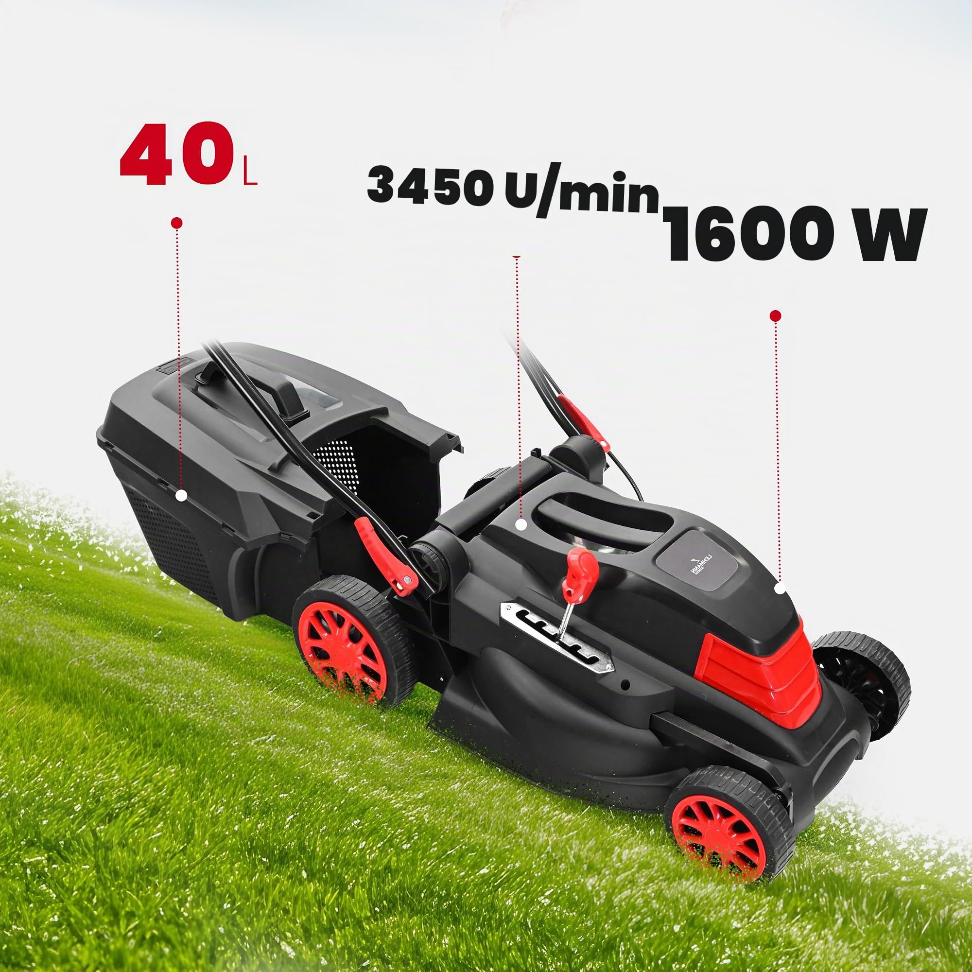 lehmann-lgalm-1638-elektro-rasenm-her-38-cm-1600-w-schwarz-rot image 2