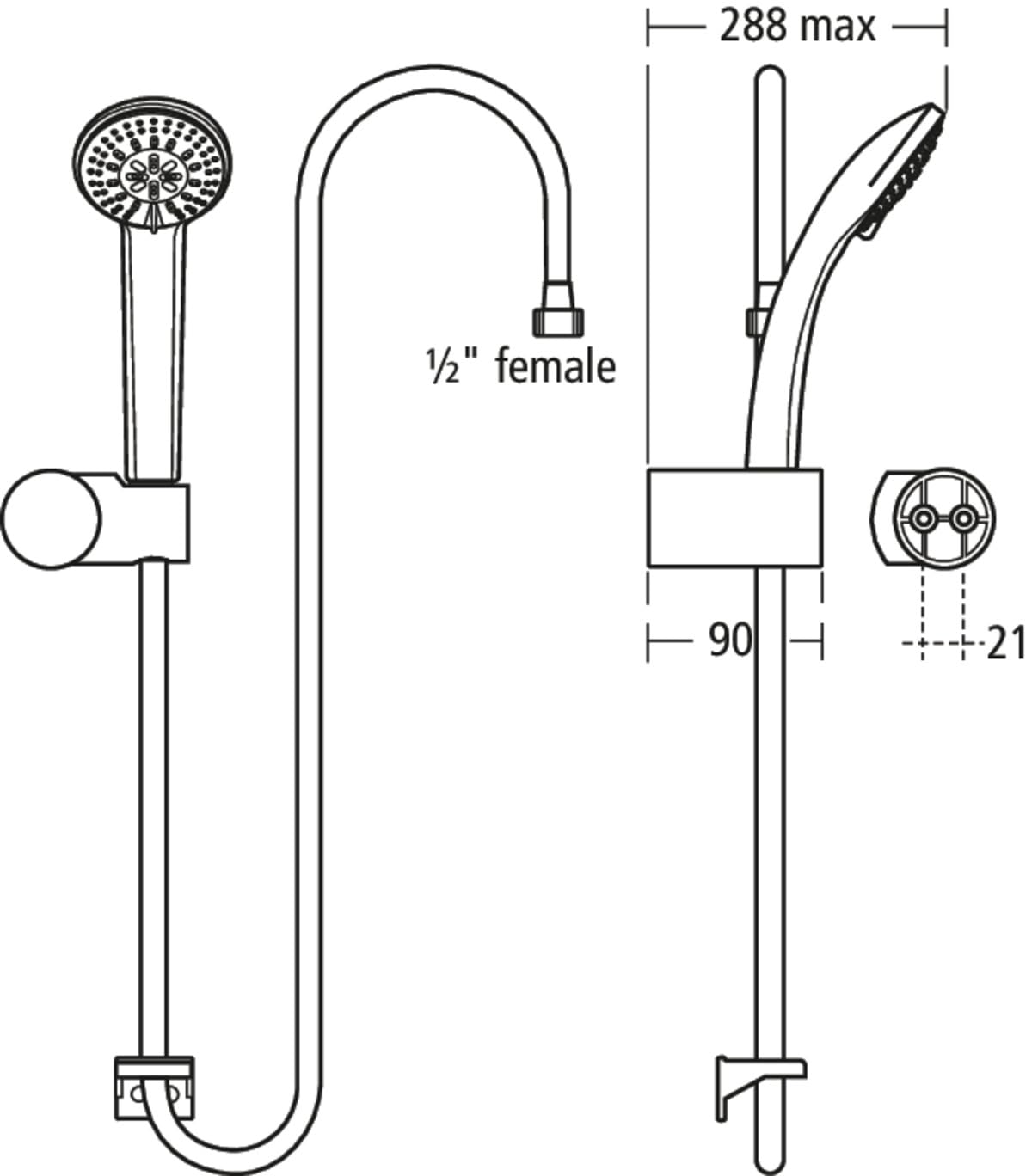 ideal-standard-idealrain-s1-b9449aa-brausegarnitur-chrom image 4