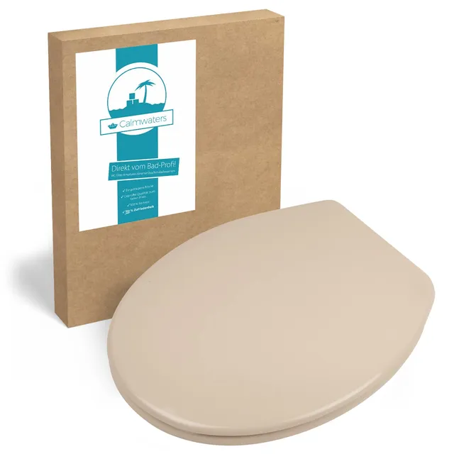 calmwaters-essential-soft-wc-sitz-beige-duroplast-absenkautomatik image 1