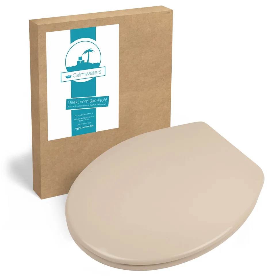 calmwaters-essential-soft-wc-sitz-beige-duroplast-absenkautomatik image 1