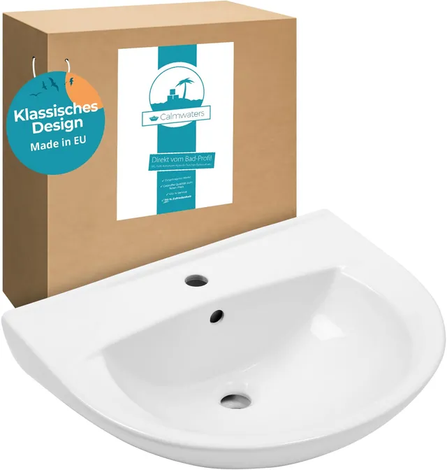 calmwaters-essential-3-waschbecken-60-cm-wei-keramik-mit-hahnloch image 1
