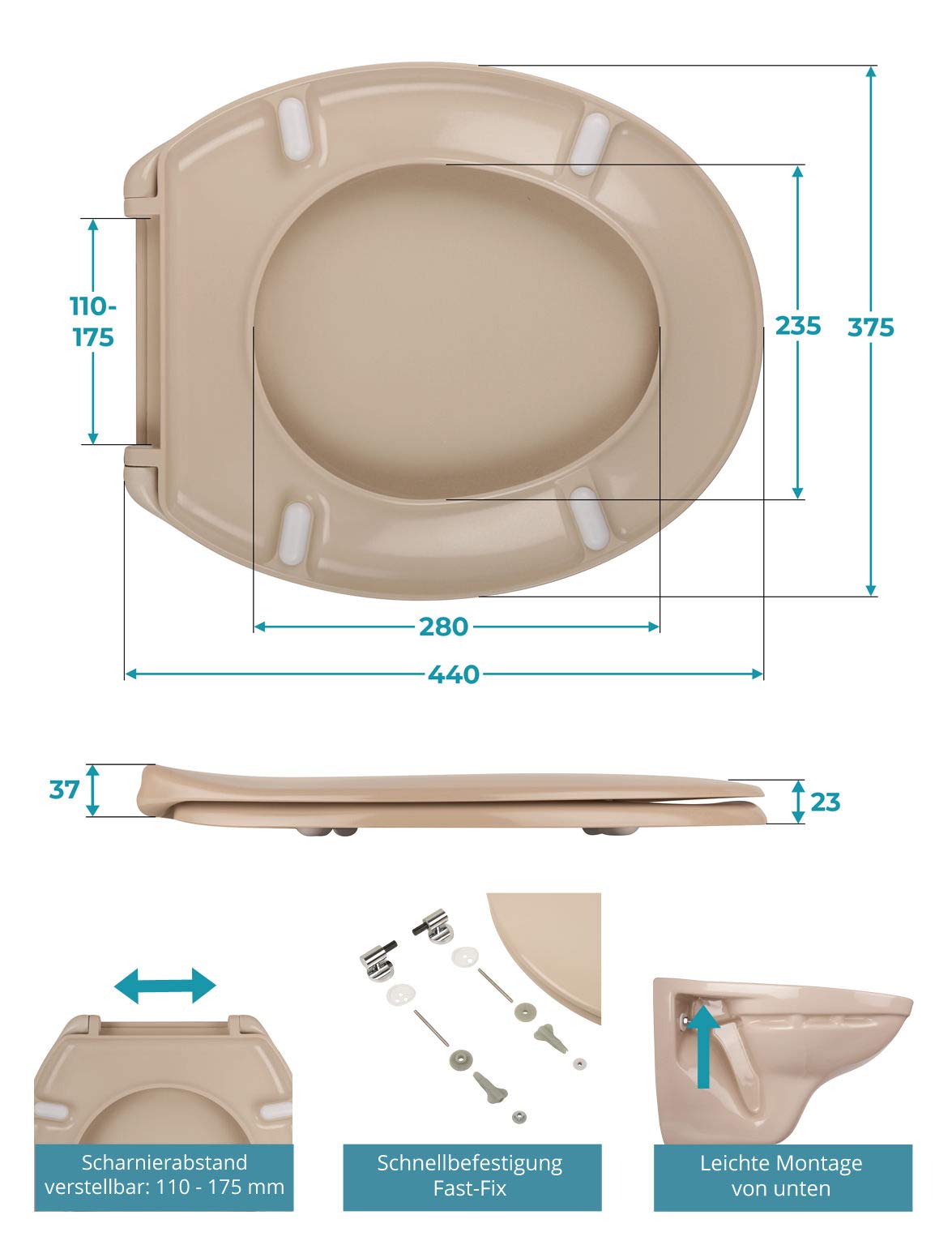 calmwaters-essential-soft-wc-sitz-beige-duroplast-absenkautomatik image 6